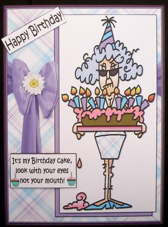 Stella Says Look with Your Eyes, Quick Card by Suzi Cooper