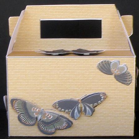 Gable-top Box - Oriental Butterlies by Suzi Cooper