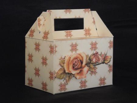 Gable-top Box - Autumn Roses 2 by Suzi Cooper