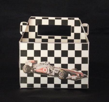 Gable-top Box - Racing Car Silver by Suzi Cooper