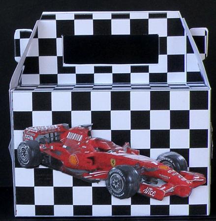 Gable-top Box - Racing Car Red by Suzi Cooper