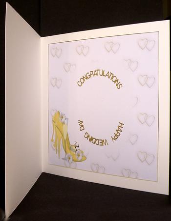The Wedding Shoes, 8x8 Insert Plate by Suzi Cooper