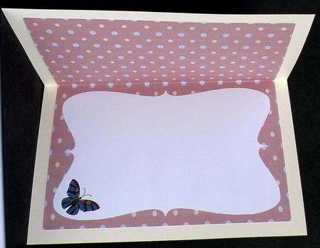 Butterfly Kisses Insert - Red & Blue by Suzi Cooper