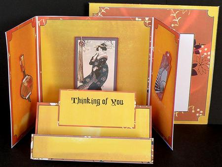 Gatefold Step Card - Japanese by Suzi Cooper