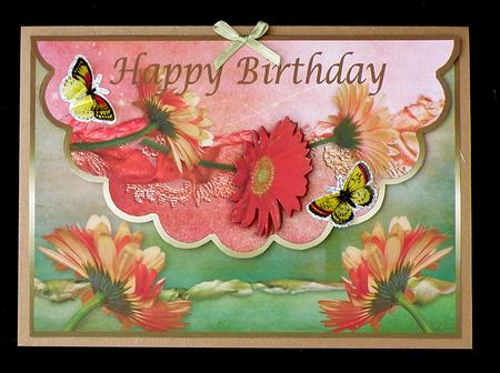 Beautiful Floral Scalloped Edge Topper by Suzi Cooper