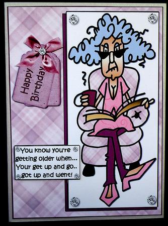 Where's Stella's Get Up and Go? Quick Card by Suzi Cooper