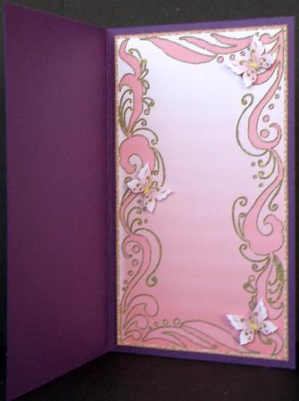 Blank Insert with Swirly Border 1 by Suzi Cooper