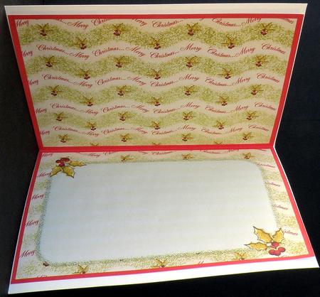 Wavy Glitter Christmas Inserts A5 Landscape by Suzi Cooper