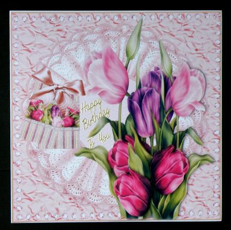Tulips in Pink by Suzi Cooper