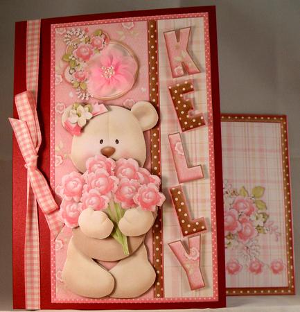 Bear and Roses Over the Side Word Kit by Suzi Cooper