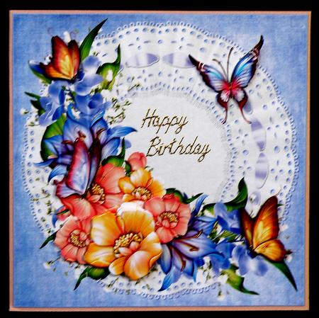 8x8 Spring Flowers by Suzi Cooper