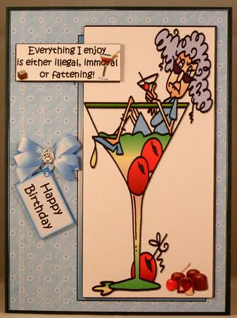 Stella Likes the Forbidden Things Quick Card by Suzi Cooper