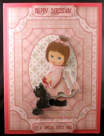 Little Lucy with Her Kitten by Suzi Cooper
