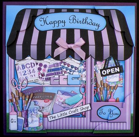 8 x 8 the Little Craft Shop Topper by Suzi Cooper
