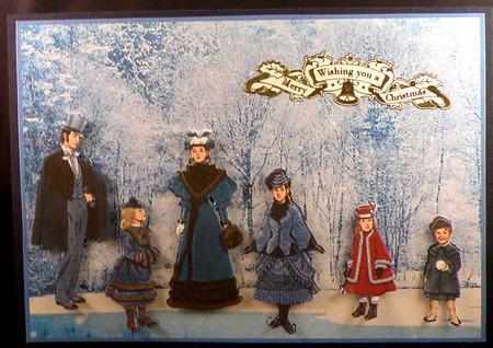 Victorian Family Winter Scene #3 by Suzi Cooper