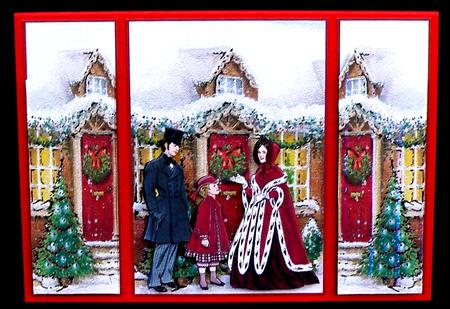 Victorian Family at Christmas by Suzi Cooper