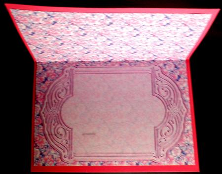 Insert Sheet to Match Floral Envelope Flap Card by Suzi Cooper