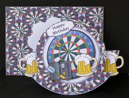 Beer and Darts Rocker Stepper Kit by Suzi Cooper