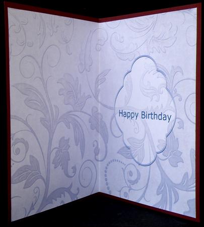 Insert Silver / Lilac with Sentiment Plaque by Suzi Cooper