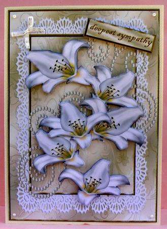 Lilies Sympathy by Suzi Cooper