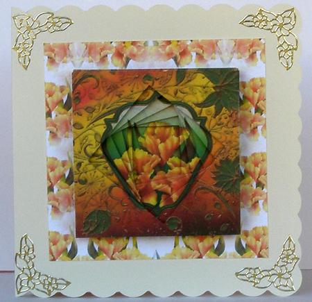 Yellow Flowers in an Inverted Pyramage by Suzi Cooper
