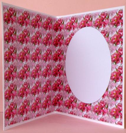 Pink Flowers Insert by Suzi Cooper