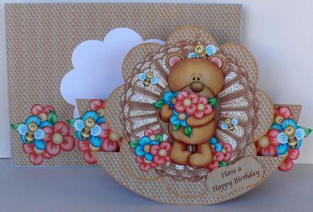 Flowers from Teddy Rocker Stepper Kit by Suzi Cooper