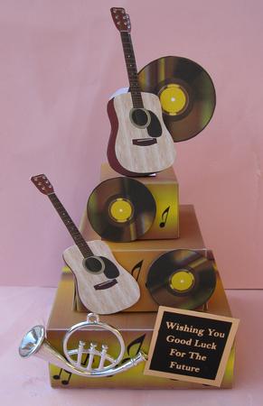 Tiered Box Cake - Music Man by Suzi Cooper