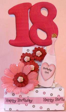 Tiered Box Cake Female 18th or 21st by Suzi Cooper
