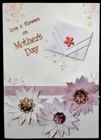 Mini Envelope Card - Shabby Pink by Suzi Cooper