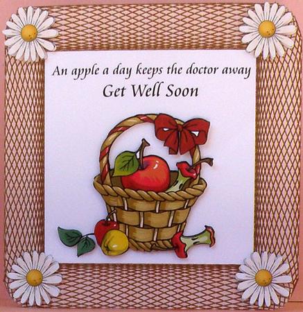 An Apple a Day Keeps the Doctor Away Get Well Soon by Suzi Cooper