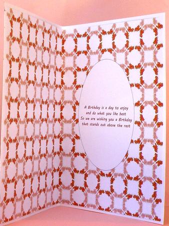 Orange Flower Insert by Suzi Cooper