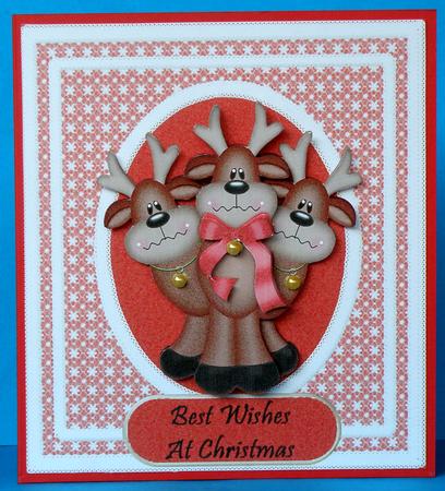 Three Reindeers - Grandson/granddaughter by Suzi Cooper