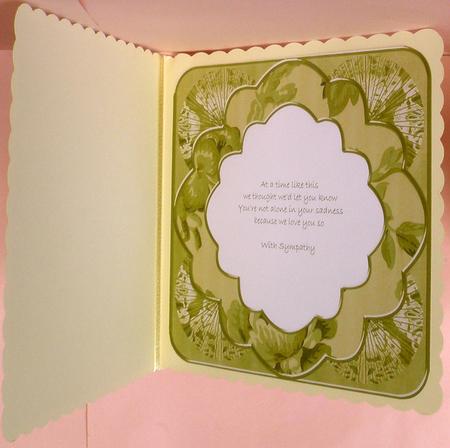 Rosette Style 1 Natural 8in Scallop Insert Panel Sheet by Suzi Cooper