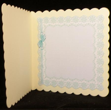 Aqua and Orange Roses Insert by Suzi Cooper