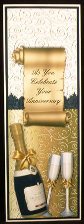 Champagne Celebration Large Dl Half & Half by Suzi Cooper