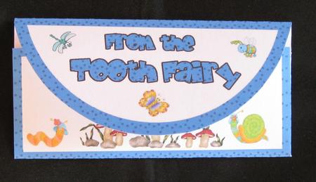 Money Wallet - Tooth Fairy (blue) by Suzi Cooper