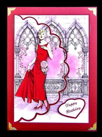 Deco Red by Suzi Cooper