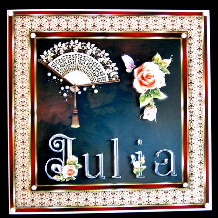 Julia Name Card by Suzi Cooper