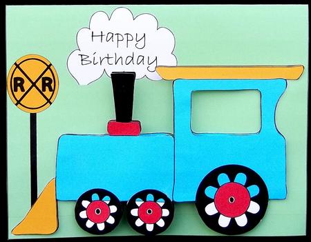 Flick and Wiggle Train and Countryside with 3D Back by Suzi Cooper