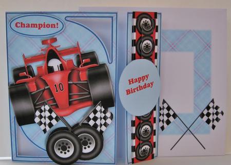 Offset Gatefold Card Kit - Formula One by Suzi Cooper