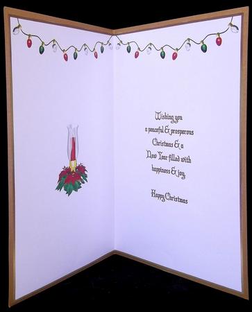 Christmas Poinsettia Insert by Suzi Cooper