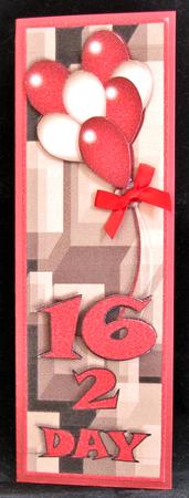 16 Today Balloons Large Dl Card 1 by Suzi Cooper