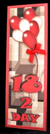 18 Today Balloons Large Dl Card 1 by Suzi Cooper