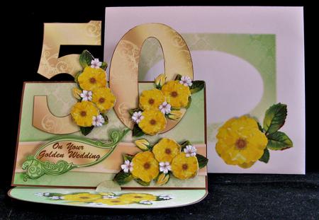Over the Edge Easel Card Kit - Golden Years by Suzi Cooper