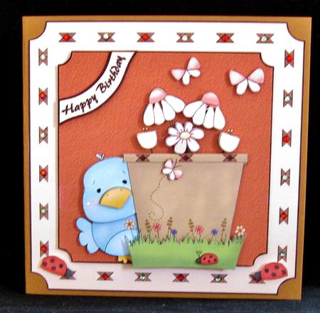 Cute Bluebird Birthday by Suzi Cooper