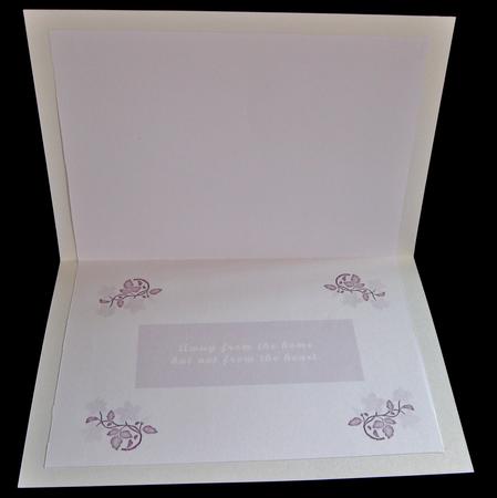 Angel Sympathy Verse Insert by Suzi Cooper