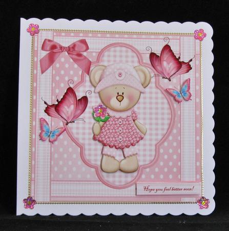 Cute Frannie Brings Flowers by Suzi Cooper