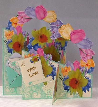 Spring Flowers Cascade Deluxe by Suzi Cooper