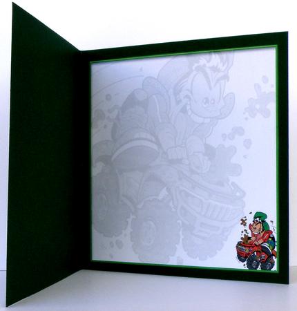 Quad Bike Maximum Mud Insert 8x8 Inch by Suzi Cooper